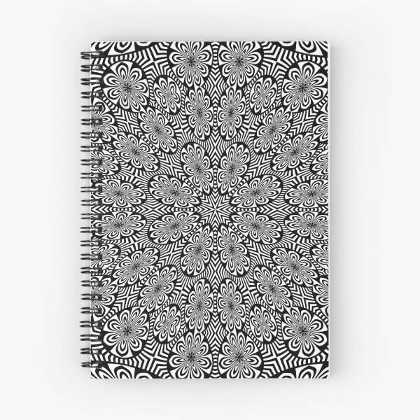 Item preview, Radial monochrome pattern designed and sold by Gaspar Avila.