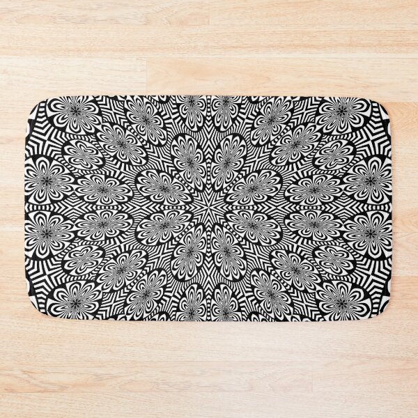 Item preview, Radial monochrome pattern designed and sold by Gaspar Avila.