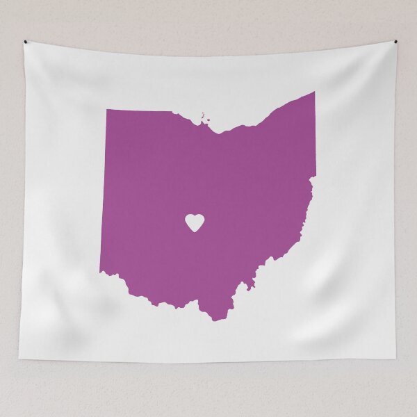 Item preview, Ohio Love in Purple designed and sold by Maren Misner.