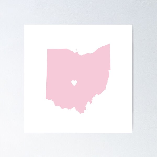 Item preview, Ohio Love in Pink designed and sold by Maren Misner.
