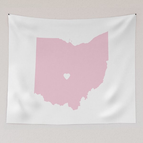Item preview, Ohio Love in Pink designed and sold by Maren Misner.