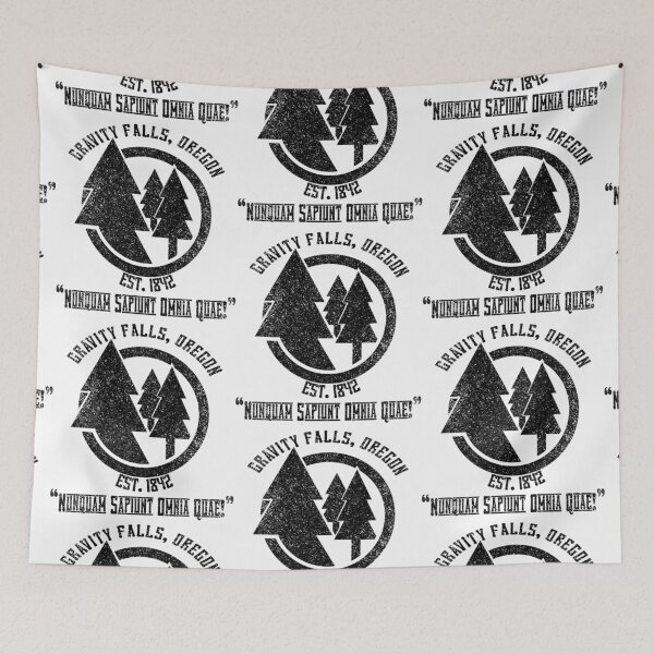 Item preview, Gravity Falls Town Emblem & Motto designed and sold by justanerd.