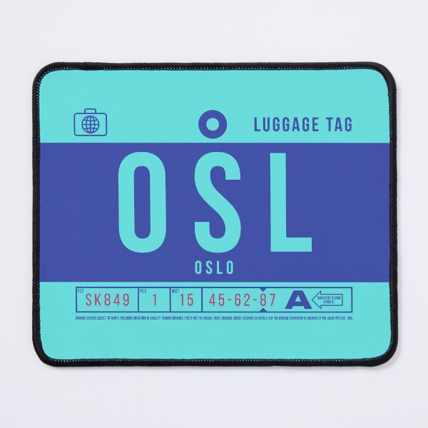 Item preview, Luggage Tag B - OSL Oslo Norway designed and sold by VoodooCircus.