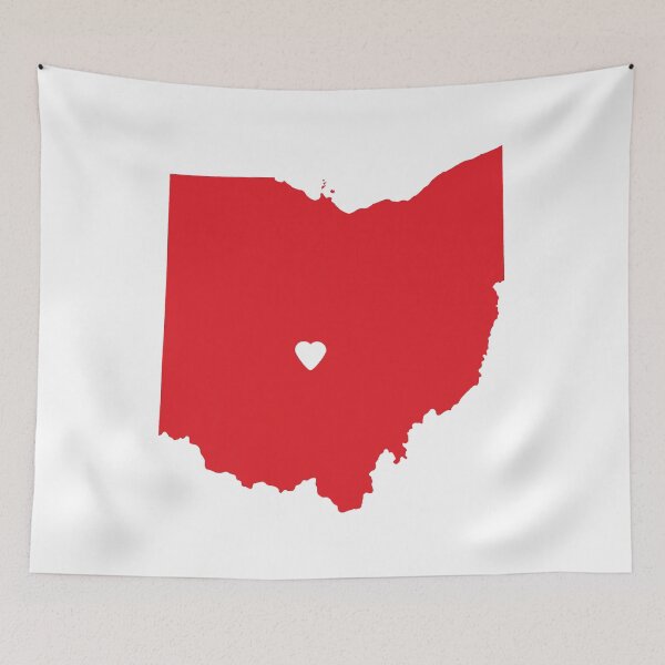 Item preview, Ohio Love in Red designed and sold by Maren Misner.