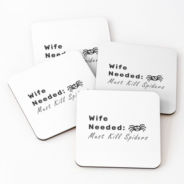 Item preview, Wife Needed Must Kill Spiders designed and sold by NameThatShirt.