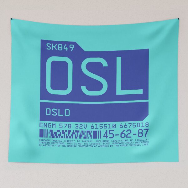 Item preview, Luggage Tag C - OSL Oslo Norway designed and sold by VoodooCircus.