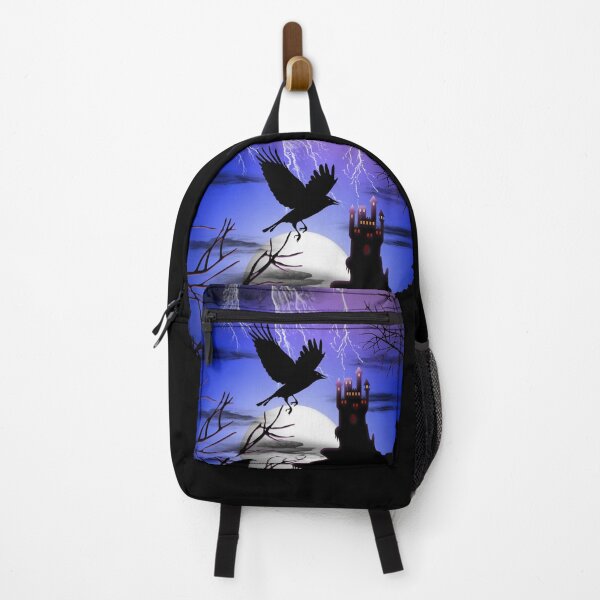 Item preview, Raven's Haunted Castle Halloween Night designed and sold by BluedarkArt.