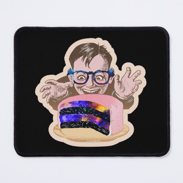 Item preview, Happy Kid with Space Cake - Vivid Inked Design for Cool Children T-shirts and other accessories designed and sold by Ridiculam Toga.