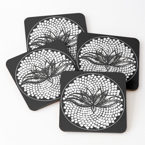 Item preview, Lotus & CircleVisions (B&WGxW) designed and sold by createVisions.
