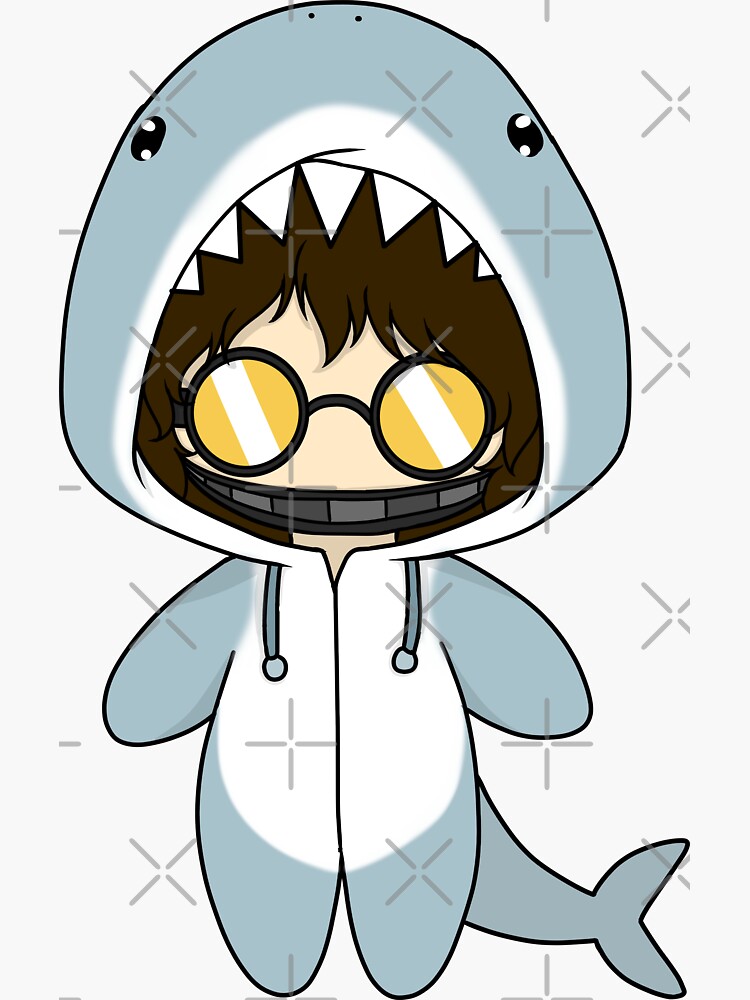 creepypasta ticci toby shark costume doll