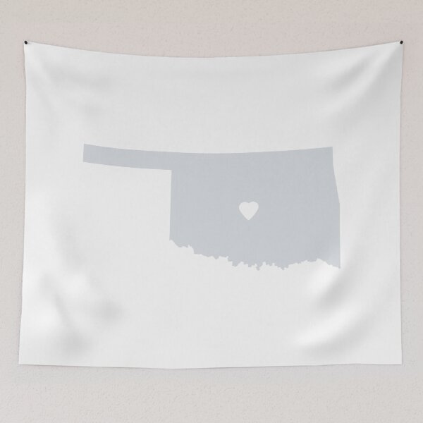 Item preview, Oklahoma Love in Gray designed and sold by Maren Misner.
