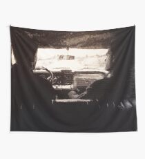 Supernatural: Black & White Backseat Wall Tapestry