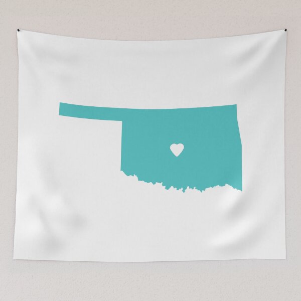 Item preview, Oklahoma Love in Turquoise designed and sold by Maren Misner.