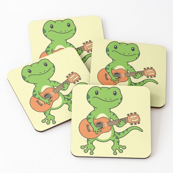 Item preview, Gecko playing the guitar designed and sold by orangerein.