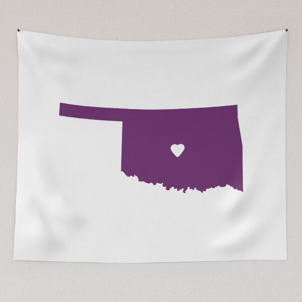 Item preview, Oklahoma Love in Purple designed and sold by Maren Misner.