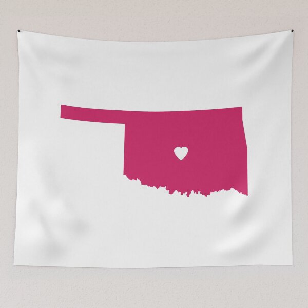 Item preview, Oklahoma Love in Magenta designed and sold by Maren Misner.