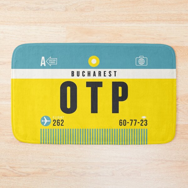 Aperçu de l'œuvre Luggage Tag A - OTP Bucharest Romania créée et vendue par VoodooCircus.