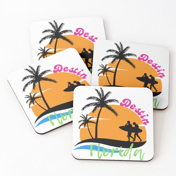 Item preview, Destin Retro Sunset Florida, Vintage Retro Destin Beach Sunset designed and sold by ImaginedCo.