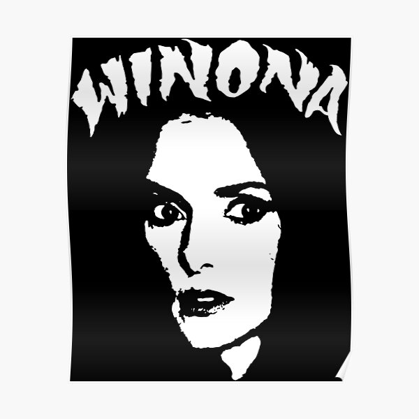 "Winona Ryder" Poster for Sale by ganjoparmo | Redbubble
