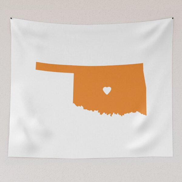 Item preview, Oklahoma Love in Orange designed and sold by Maren Misner.