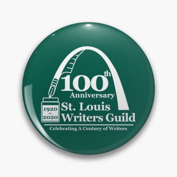 Item preview, St. Louis Writers Guild 100th Anniv - Logo White   designed and sold by BellaAuror.