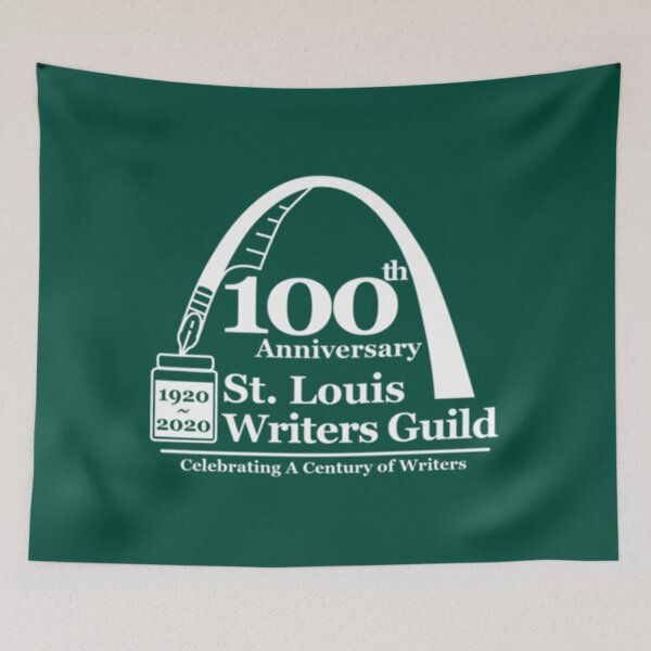 Item preview, St. Louis Writers Guild 100th Anniv - Logo White   designed and sold by BellaAuror.