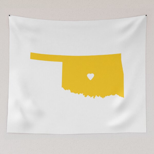 Item preview, Oklahoma Love in Mustard designed and sold by Maren Misner.
