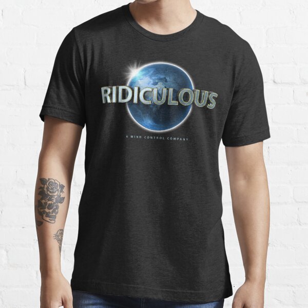 Flat Earth | Ridiculous Globe Logo (Universal) Essential T-Shirt