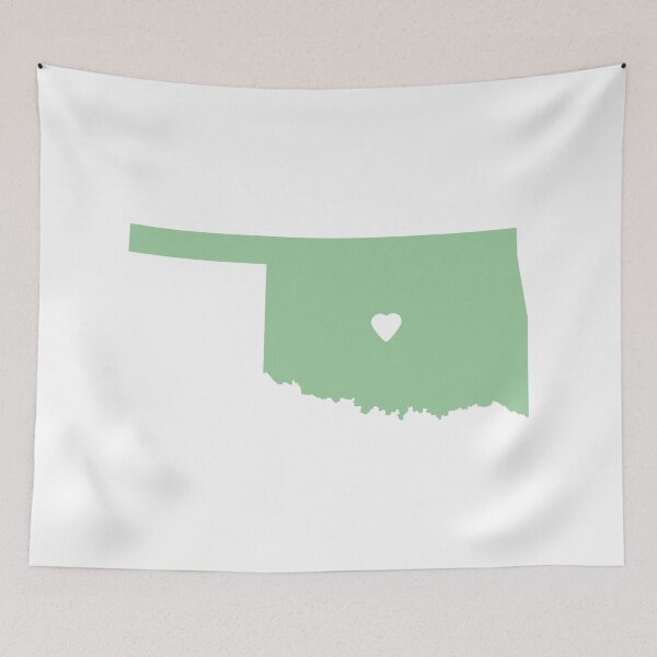 Item preview, Oklahoma Love in Sage designed and sold by Maren Misner.