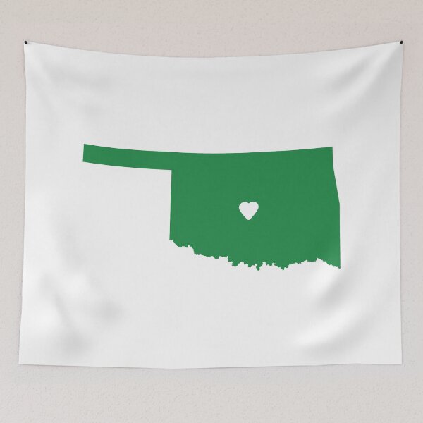 Item preview, Oklahoma Love in Green designed and sold by Maren Misner.