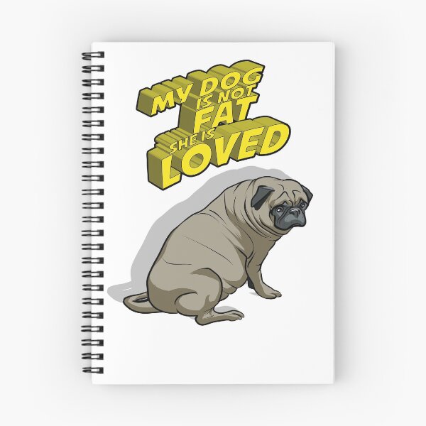 Item preview, My Pug Is Not Fat Art Design designed and sold by Panda Branda.
