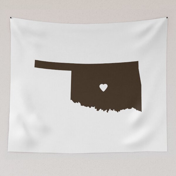 Item preview, Oklahoma Love in Brown designed and sold by Maren Misner.