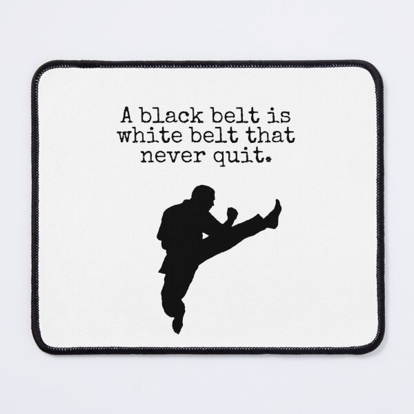 Item preview, A Black belt is a White Belt that Never Quit Greeting Card designed and sold by Polishthestone.