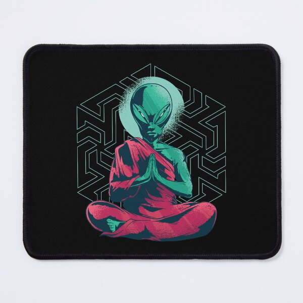 Item preview, Alien Monk T-Shirt I Vintage Aliens UFO Day designed and sold by Amazing Designs.