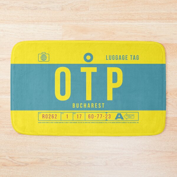 Aperçu de l'œuvre Luggage Tag B - OTP Bucharest Romania créée et vendue par VoodooCircus.