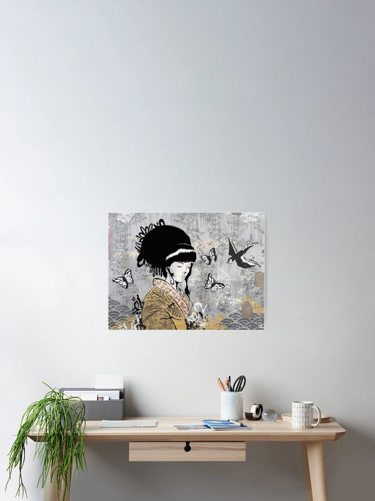 Imagen 2 de 3, Póster con la obra Pintada, diseñada y vendida por RabbitDance.
