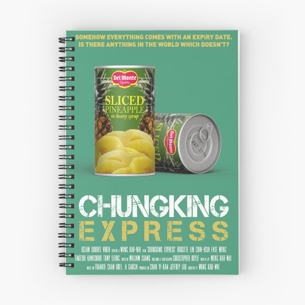 Item preview, Chungking Express by Wong Kar Wai with Tony Leung, Faye Wong 1994 Alternative movie art quote designed and sold by cinemadnesshirt.
