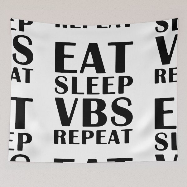 Item preview, Eat Sleep VBS Repeat designed and sold by bolkibox.