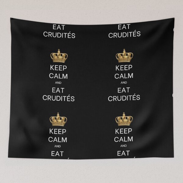 Item preview, Keep Calm and Eat Crudités 2 designed and sold by MUZA9.
