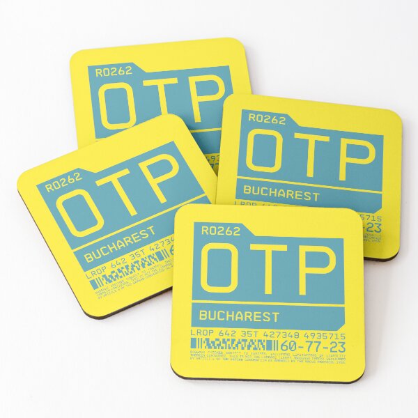 Aperçu de l'œuvre Luggage Tag C - OTP Bucharest Romania créée et vendue par VoodooCircus.
