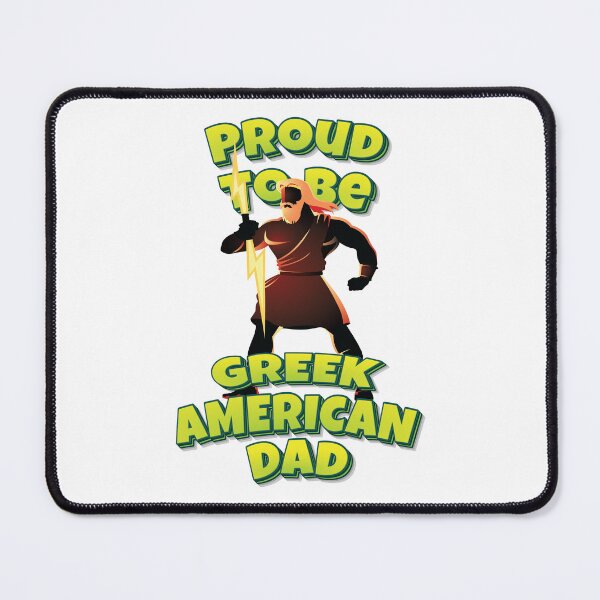 Item preview, Proud To Be Greek American Dad Zeus Greek God designed and sold by QueensNewYork.