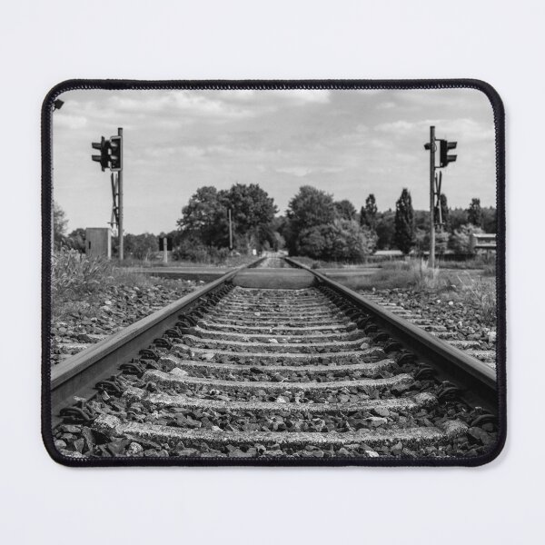 Item preview, Black and white railroad designed and sold by NatureSight.