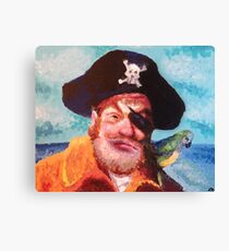 Spongebob Squarepants Pirate Canvas Print