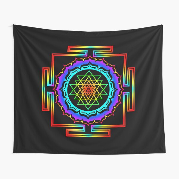 Artikel-Vorschau von Shri Yantra - Kosmischer Energieleiter, Regenbogen, designt und verkauft von nitty-gritty.