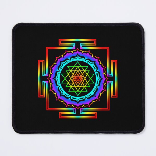 Item preview, Shri Yantra - Cosmic Conductor of Energy, Rainbow designed and sold by nitty-gritty.
