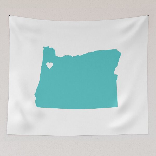Item preview, Oregon Love in Turquoise designed and sold by Maren Misner.