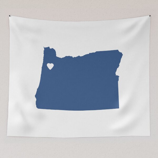 Item preview, Oregon Love in Blue designed and sold by Maren Misner.