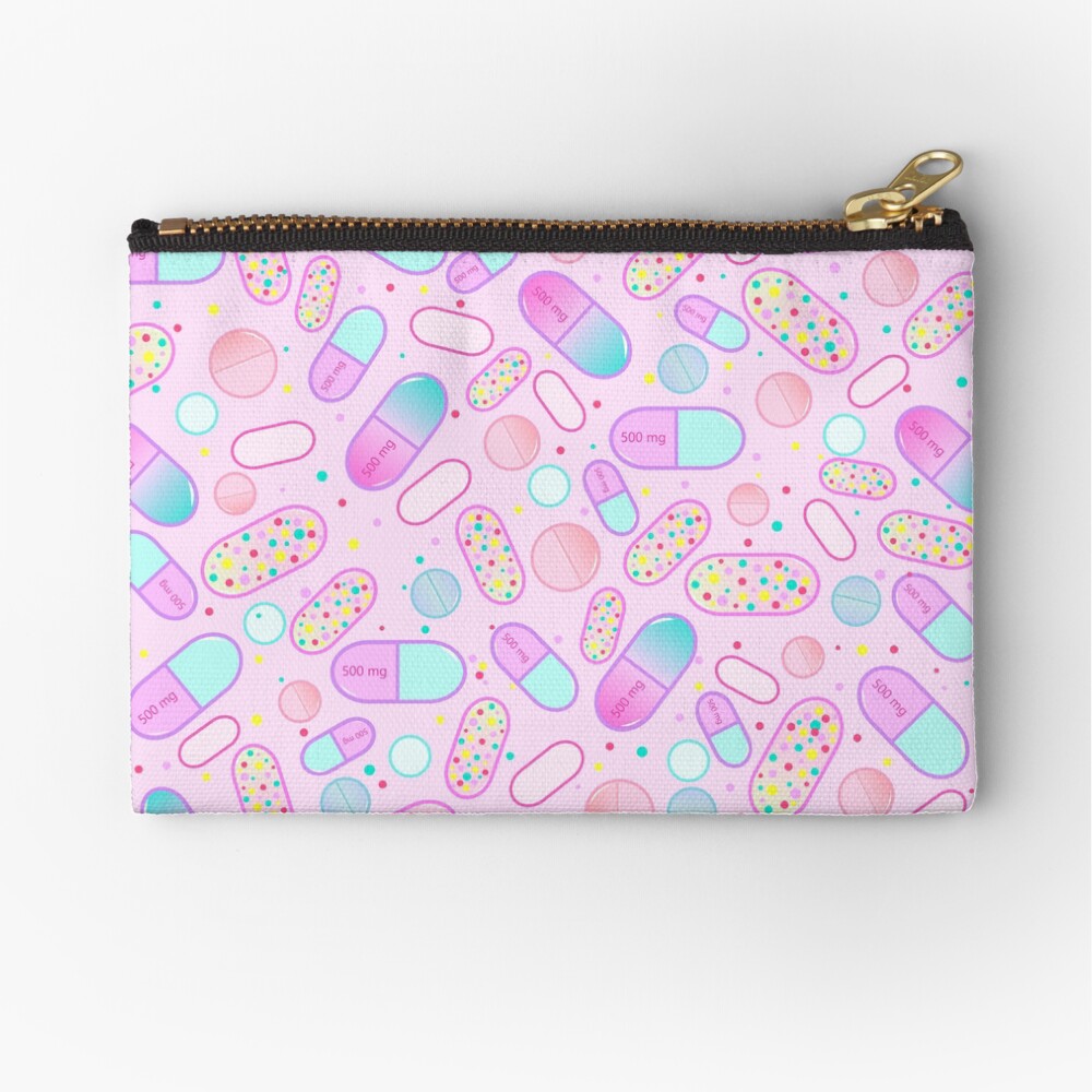 Pastel Pills Zipper Pouch
