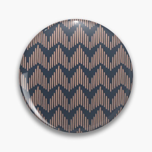 Item preview, Abstract Chevron - Rose Tan on Naval Blue designed and sold by NolkDesign.