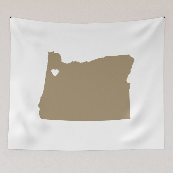 Item preview, Oregon Love in Mocha designed and sold by Maren Misner.